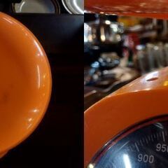 レトロ タニタ はかり キッチンスケール オレンジ　/MJ-1034 2Fの画像