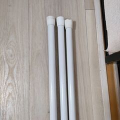 突っ張り棒、折り畳みキッチンラックの画像