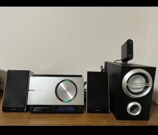 ONKYO MD・CD・HDDプレーヤー\u0026SONY ウーハー★