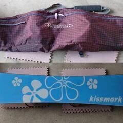 【中古】スノーボード　ビンディングブーツ付き　女性用【kissmark・RIDE】の画像
