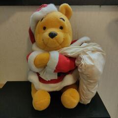 プーさん サンタ ぬいぐるみ2点