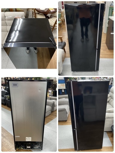 R384 ☀️ ジモティー限定価格！ 2023年製の美品♪ アズマ 冷蔵庫 (170L) MR-GL170MB ⭐ 動作確認済 ⭐ ク