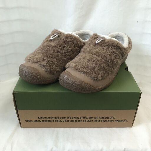 箱付き　KEEN　ボアサンダル　ハウザースリースライド　25.0cm