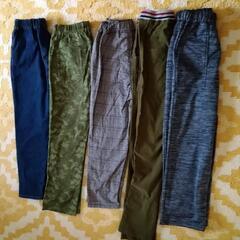 140cm子供服ズボン5本の画像