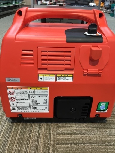 【店頭引取限定】【中古】【現状販売】新ダイワ インバーター発電機(ガスエンジン) 33,000円→26,400(税込)にお値下げ中！