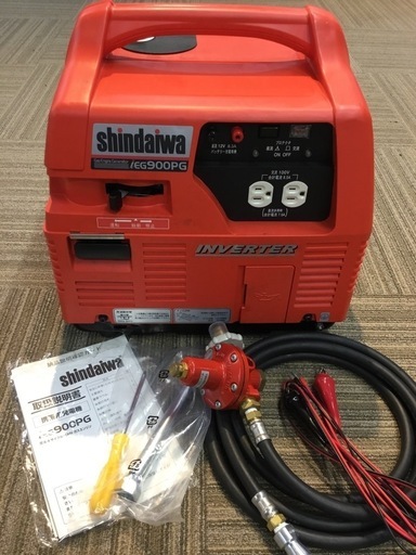 【店頭引取限定】【中古】【現状販売】新ダイワ インバーター発電機(ガスエンジン) 33,000円→26,400(税込)にお値下げ中！