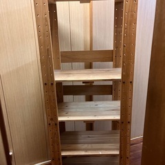 木製棚の画像