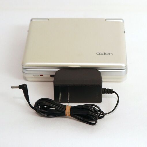 axion・ポータブルDVDプレイヤー・AXN3539T-PW・No.200813-56
