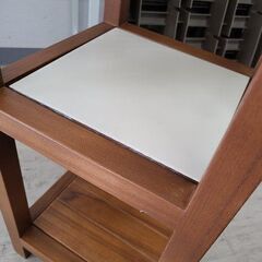 J6220　B-COMPANY　ビーカンパニー　サイドテーブル　ブラウン　クリーニング済　【リユースのサカイ柏店】の画像