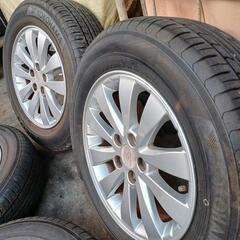 195/65R15インチ　アルミタイヤ4本セット　No.39　スバル純正の画像