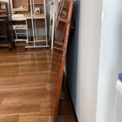 漆研ぎ出しアンティーク座卓(脚部折りたたみ)【町田市再生家具】242306の画像