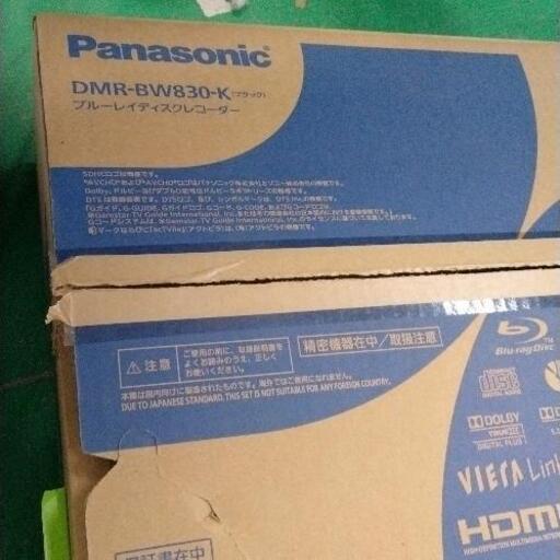 1129-046 ブルーレイディスクレコーダー Panasonic DMR-BW830-K