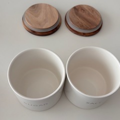 ニトリ キャニスター 砂糖 塩 入れ物の画像