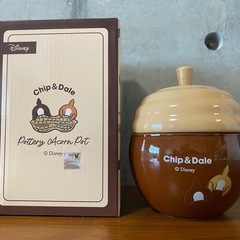 新品　チップとデール　陶器製小物入れ　