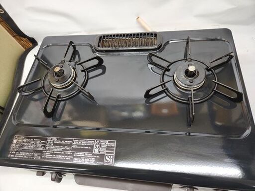 都市ガス用 ガステーブル パロマ IC-S37DX-2L 2023年製 左強火 幅56cm ブラウン系 Paloma ガスコンロ ガス