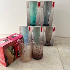 新品未使用　バラ売り不可 コカ・コーラ ガラスグラス コークグラ...