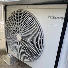 Hisenseエアコン　使用期間約3ヶ月の画像