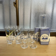 レトロ グラス コップ アサヒ セット販売