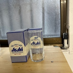 レトロ グラス コップ アサヒ セット販売の画像