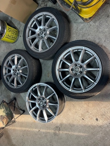 中古アルミホイール 17インチ　ピッチ100