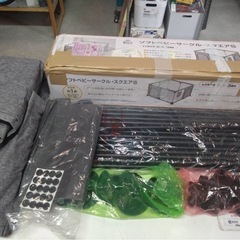 ● 開封済・ほぼ未使用品 西松屋 SmartAngel ソフト ベビーサークル スクエア S 1畳タイプ  ①の画像