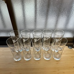 レトロ ウイスキー グラス コップ サントリー 10個セットの画像
