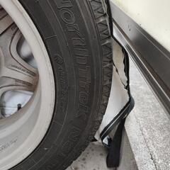 スタッドレスタイヤ（185/65R15）　車外アルミホイール（5...