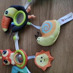 ベビーカー吊り下げおもちゃの画像