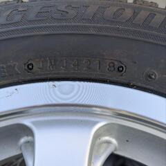 165/65R13　スタッドレスアルミセット　軽自動車用　ブリジストン　セリアル4218　7分山位の画像