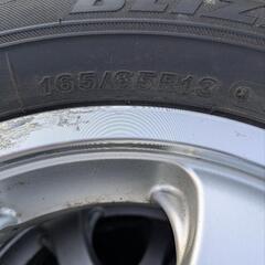 165/65R13　スタッドレスアルミセット　軽自動車用　ブリジストン　セリアル4218　7分山位の画像