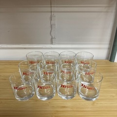 レトロ ハイニッカ グラス コップ 12個セットの画像