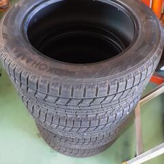 中古スタッドレスタイヤ4本　215/55R17の画像