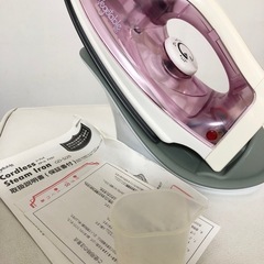 (決まりました)コードレス　スチーム　アイロン◆ Vegetable 強力スチームの画像