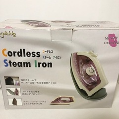 (決まりました)コードレス　スチーム　アイロン◆ Vegetable 強力スチームの画像
