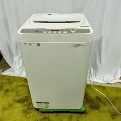 SHARP 縦型洗濯機 ES-GE6D　6.0kg 2019年製　