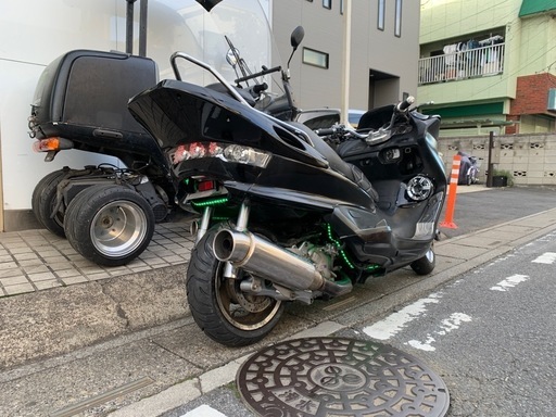 マジェスティC 13インチ LED オーディオ スピーカー カスタム 草加市