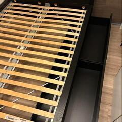 IKEA MALM クイーンベッド160x200 cm 下収納付き

