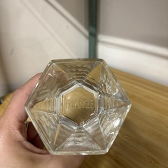 レトロ トライアングル グラス コップ 14個セットの画像