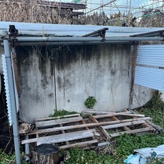 決まりました 単管パイプ 薪棚