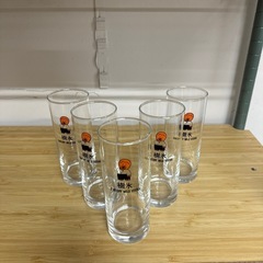 【差し上げます】レトロ サントリー 樹氷 グラス コップの画像