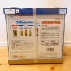 【新品未使用】インテリア水槽セット　アクアリウム　スリムLED＋静音フィルター　　　の画像