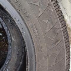 スタッドレスタイヤ　3本　格安 サイズ 195/65R15 　5部山　ミニバン等に　　の画像
