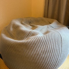 無料  円形ビーズクッション