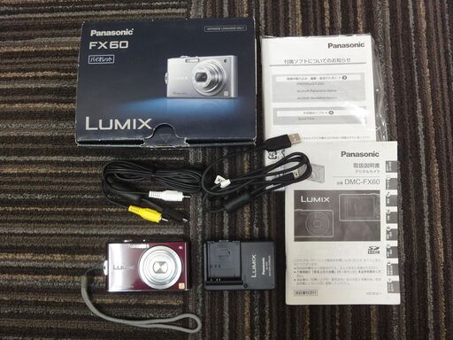 DMC-FX60 バイオレット Panasonic LUMIX デジカメ ★中古★