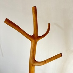 ポールハンガー　流木　ハンガーラックの画像