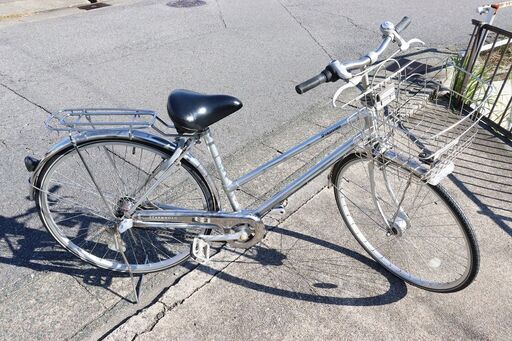 BRIDGESTONE ブリジストン 自転車 27インチ シルバー USED 中古