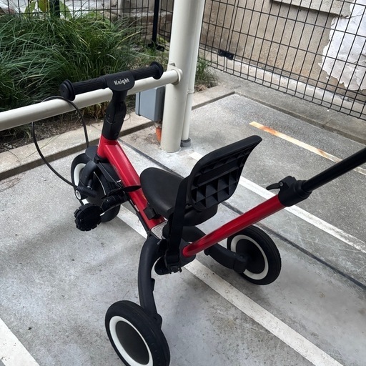 二輪車、三輪車、手押しつき三輪車 3WAY