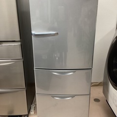美原店　AQUA アクア 冷凍冷蔵庫 AQR-271D(S) 3ドア 右開き 2015年製 272L 冷蔵庫 耐熱100度テーブル