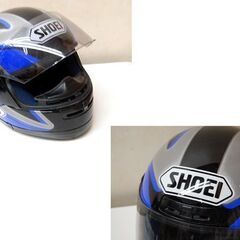 鑑賞用 SHOEI フルフェイス ヘルメット TSV-ARC Mサイズ 57～58cm ブルー 保管袋付き ショウエイ 札幌市 清田区 平岡の画像