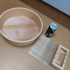 押し寿司、手巻き寿司、ちらし寿司の手作りセットの画像